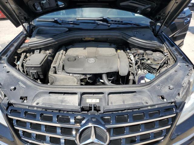 4JGDA5HB8CA045778 - 2012 MERCEDES-BENZ ML 350 4MATIC BLACK photo 11