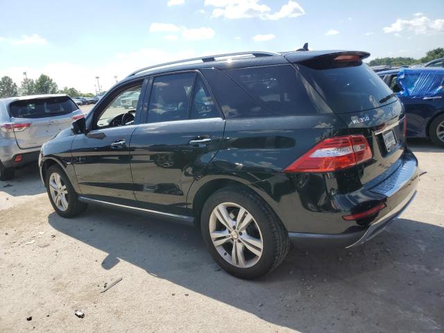 4JGDA5HB8CA045778 - 2012 MERCEDES-BENZ ML 350 4MATIC BLACK photo 2
