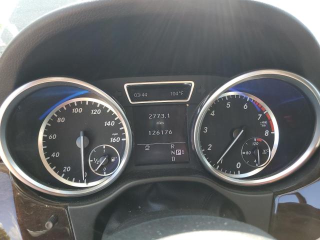 4JGDA5HB8CA045778 - 2012 MERCEDES-BENZ ML 350 4MATIC BLACK photo 9