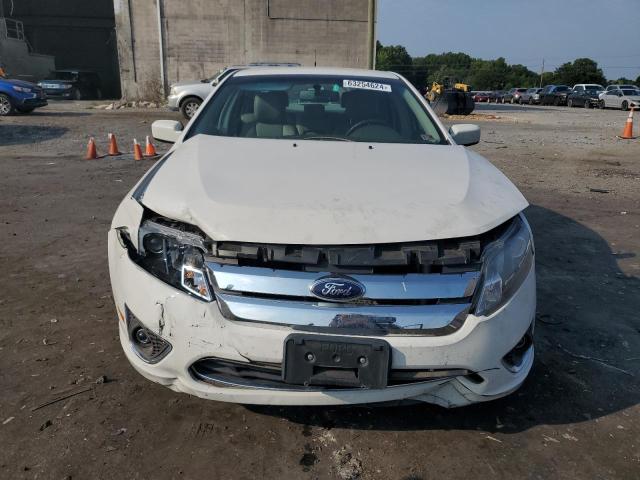 3FAHP0JG3CR280842 - 2012 FORD FUSION SEL WHITE photo 5