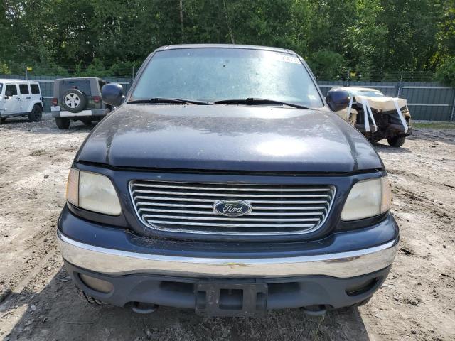 1FTRW08L81KD86645 - 2001 FORD F-150 SUPERCREW BLUE photo 5