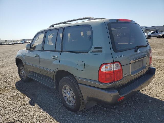 JTJHT00W413511755 - 2001 LEXUS LX 470 GREEN photo 2