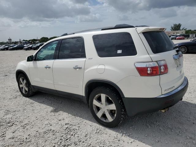 1GKKVSED6BJ316893 - 2011 GMC ACADIA SLT-2 WHITE photo 2