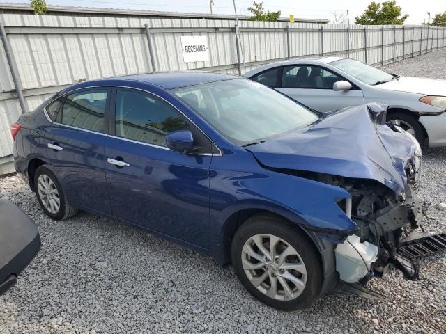 3N1AB7APXKY299480 - 2019 NISSAN SENTRA S BLUE photo 4