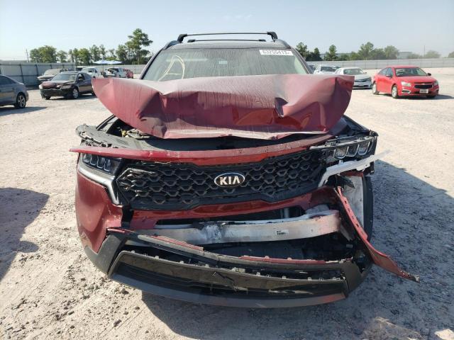 5XYRLDLC2MG030919 - 2021 KIA SORENTO S RED photo 5