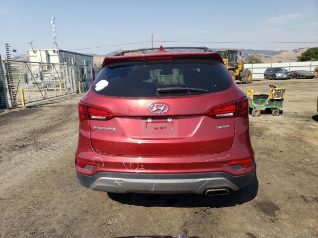 5XYZU3LB3HG446255 - 2017 HYUNDAI SANTA FE S RED photo 6