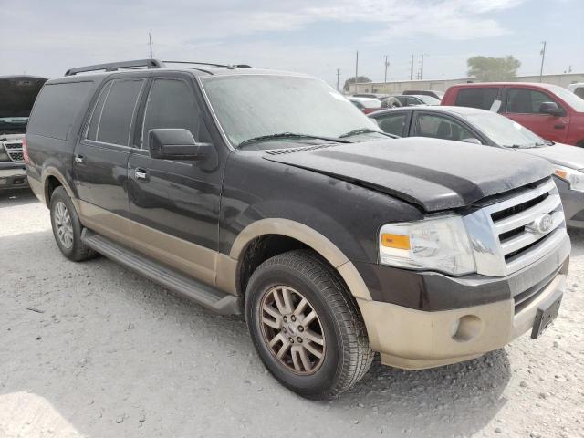 1FMJK1H52EEF23076 - 2014 FORD EXPEDITION EL XLT BROWN photo 4