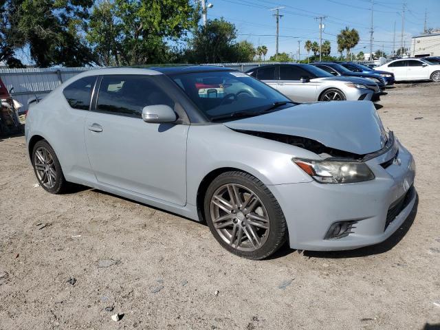 JTKJF5C76D3061911 - 2013 TOYOTA SCION TC GRAY photo 4