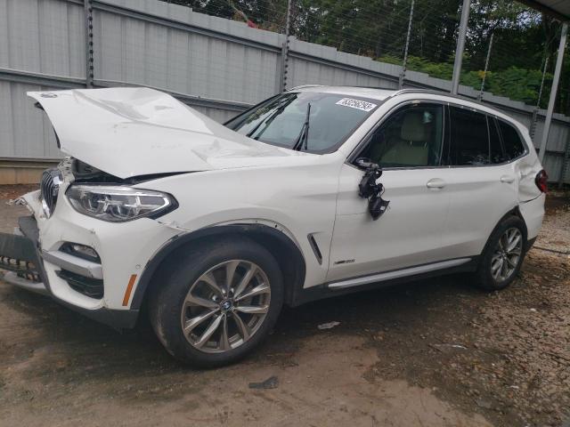 5UXTR9C50JLC72049 - 2018 BMW X3 XDRIVE30I WHITE photo 1