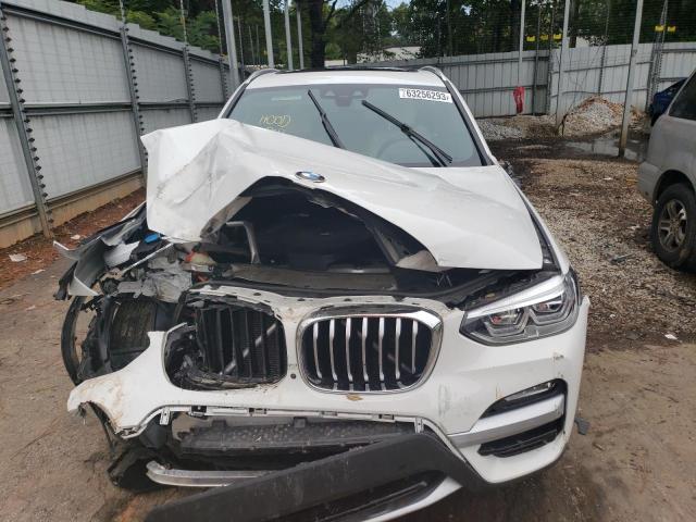 5UXTR9C50JLC72049 - 2018 BMW X3 XDRIVE30I WHITE photo 5