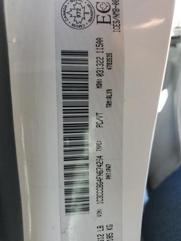 1C3CCCBG4FN674264 - 2015 CHRYSLER 200 S WHITE photo 12