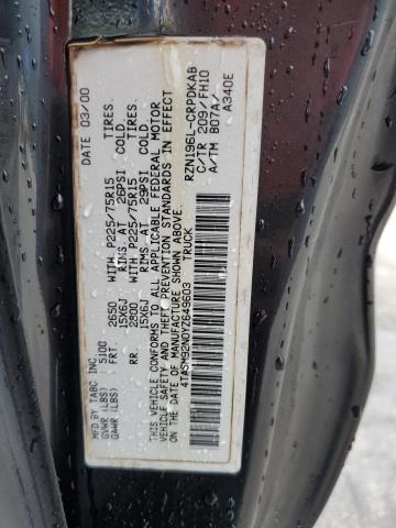 4TASM92N0YZ649603 - 2000 TOYOTA TACOMA XTRACAB PRERUNNER შავი ფოტო 12