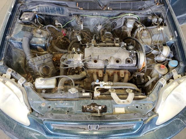 1HGEJ6671WL051137 - 1998 HONDA CIVIC LX GREEN photo 11