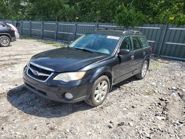 4S4BP61C687351719 - 2008 SUBARU OUTBACK 2.5I BLACK photo 1