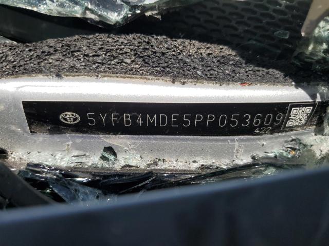 5YFB4MDE5PP053609 - 2023 TOYOTA COROLLA LE SILVER photo 12