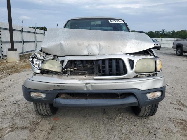 5TEHN72N24Z324188 - 2004 TOYOTA TACOMA DOUBLE CAB SILVER photo 5