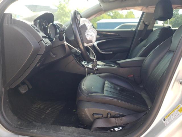 W04GX5GV2B1105476 - 2011 BUICK REGAL CXL SILVER photo 7