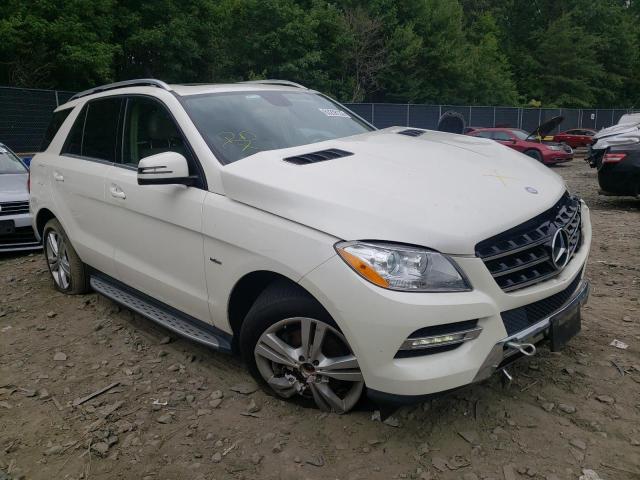 4JGDA5HB7CA038465 - 2012 MERCEDES-BENZ ML 350 4MATIC WHITE photo 4