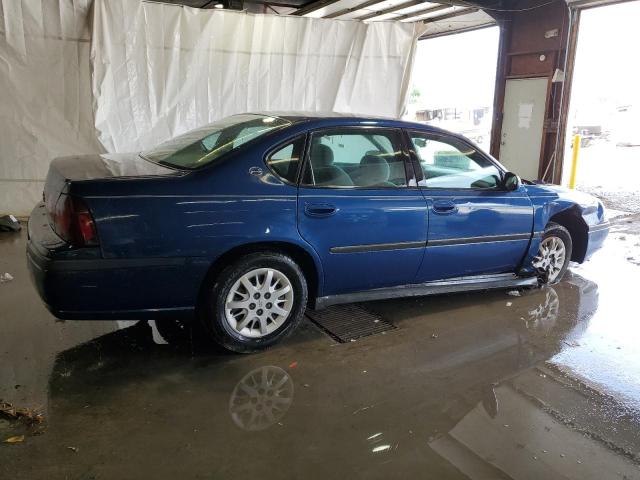 2G1WF52E839364684 - 2003 CHEVROLET IMPALA BLUE photo 3