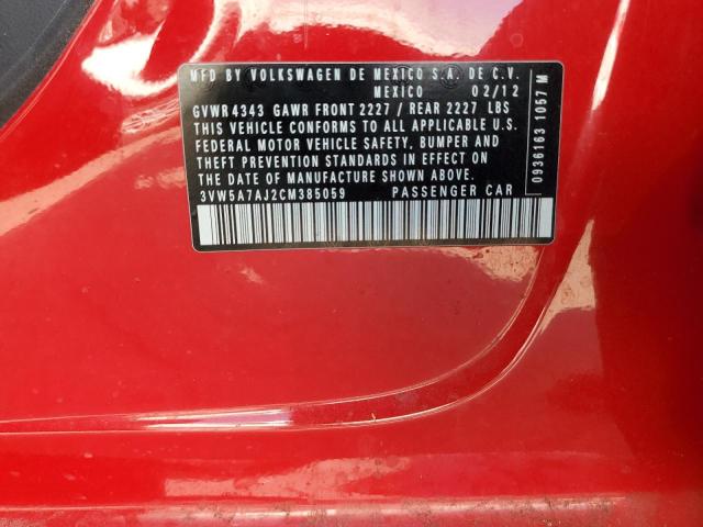 3VW5A7AJ2CM385059 - 2012 VOLKSWAGEN JETTA GLI Qırmızı foto 13