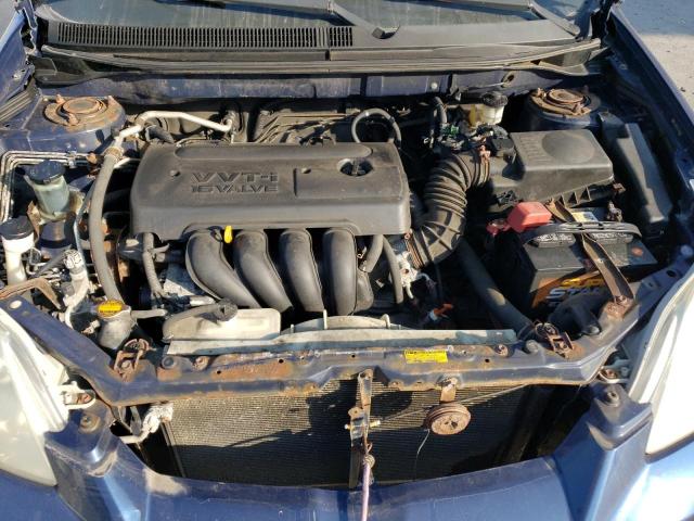 2T1KR32E25C448942 - 2005 TOYOTA MATRIX XR BLUE photo 11