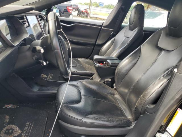 5YJSA1H12EFP62263 - 2014 TESLA MODEL S BLACK photo 7