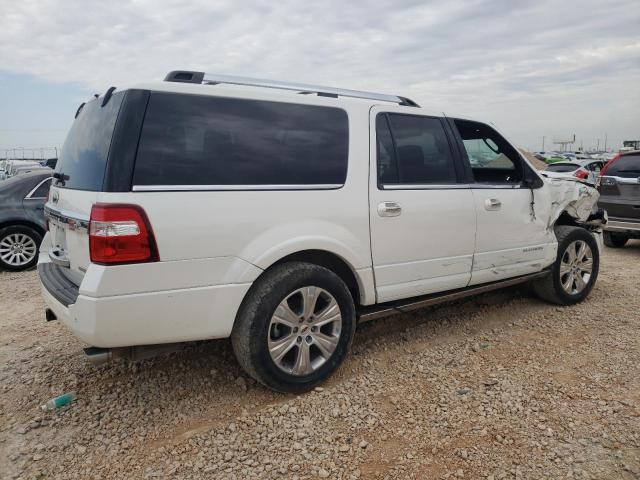 1FMJK1MT8GEF22568 - 2016 FORD EXPEDITION EL PLATINUM WHITE photo 3