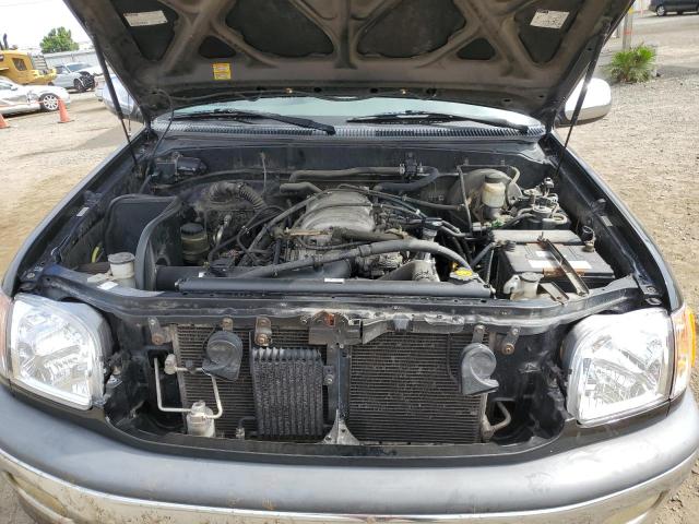 5TBRT341X1S194613 - 2001 TOYOTA TUNDRA ACCESS CAB შავი ფოტო 11