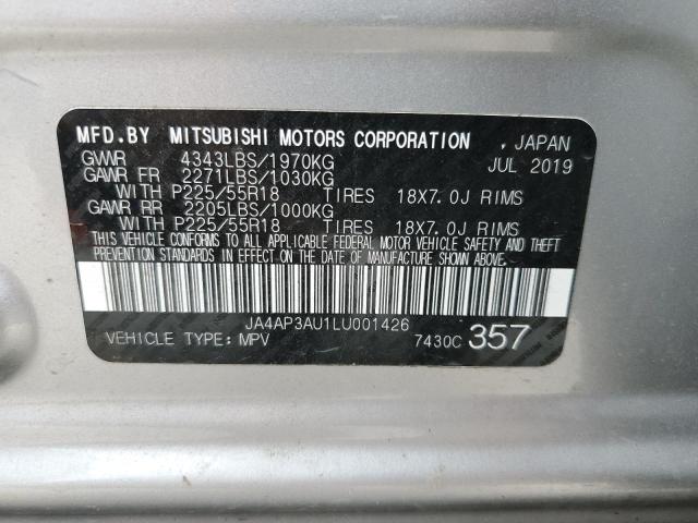 JA4AP3AU1LU001426 - 2020 MITSUBISHI OUTLANDER ES BEIGE photo 13