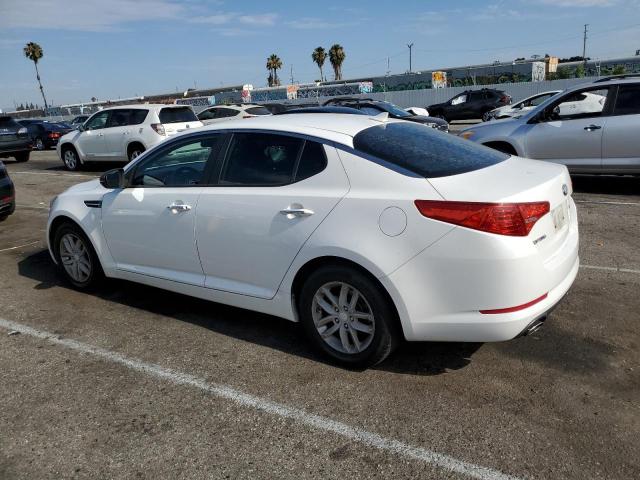 KNAGM4A78D5355543 - 2013 KIA OPTIMA LX WHITE photo 2