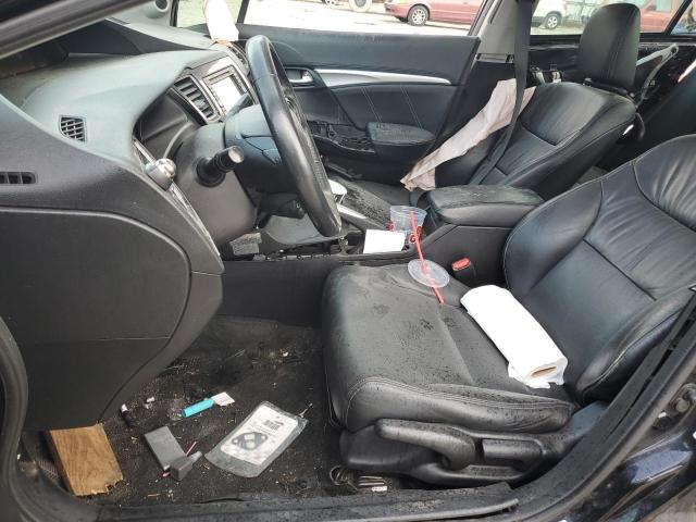 19XFB2F94DE046546 - 2013 HONDA CIVIC EXL შავი ფოტო 7