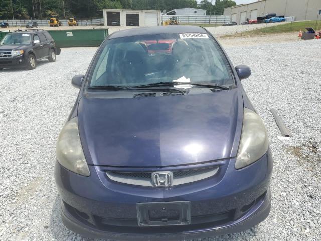 JHMGD38658S017212 - 2008 HONDA FIT SPORT BLUE photo 5