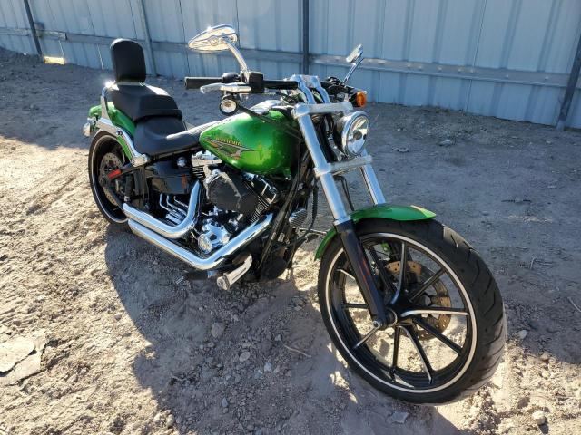 1HD1BFV12FB019860 - 2015 HARLEY-DAVIDSON FXSB BREAKOUT GREEN photo 1