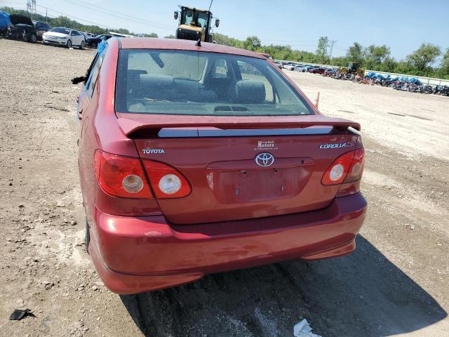 1NXBR32E46Z682581 - 2006 TOYOTA COROLLA CE RED photo 6