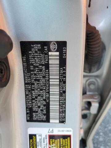 4T1BF1FK4CU166634 - 2012 TOYOTA CAMRY BASE SILVER photo 13