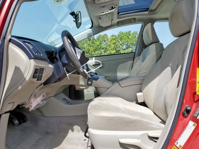 JTDKN3DU2A0093744 - 2010 TOYOTA PRIUS მუქწითელი ფოტო 7