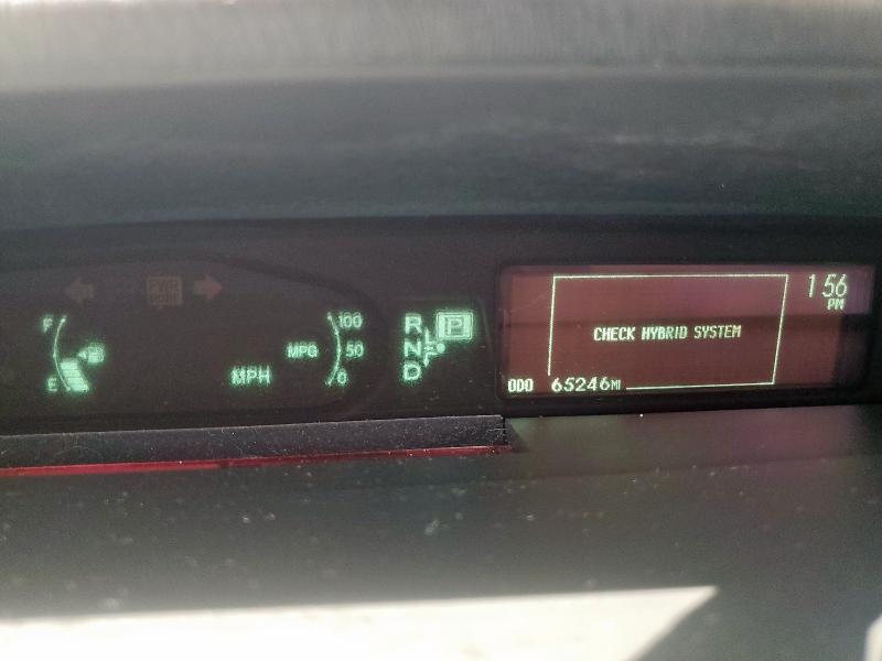 JTDKN3DU2A0093744 - 2010 TOYOTA PRIUS მუქწითელი ფოტო 9