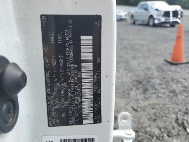 5TDHZRBH8MS073104 - 2021 TOYOTA HIGHLANDER XLE თეთრი ფოტო 13