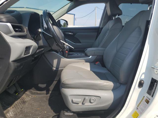 5TDHZRBH8MS073104 - 2021 TOYOTA HIGHLANDER XLE თეთრი ფოტო 7