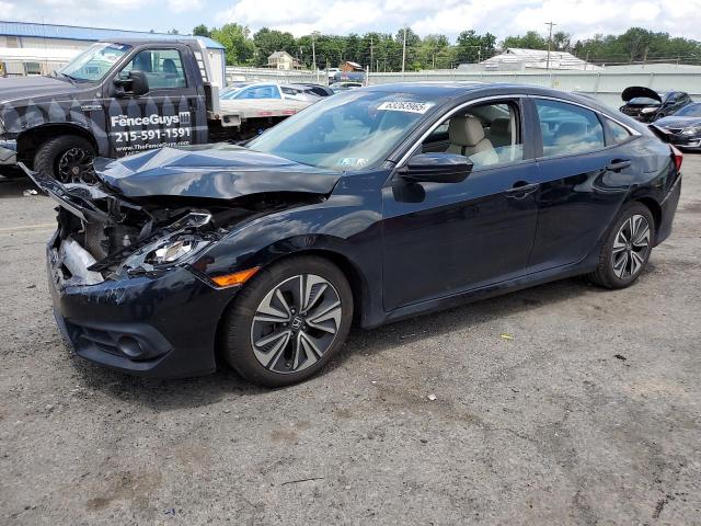 19XFC1F7XHE033084 - 2017 HONDA CIVIC EXL BLACK photo 1