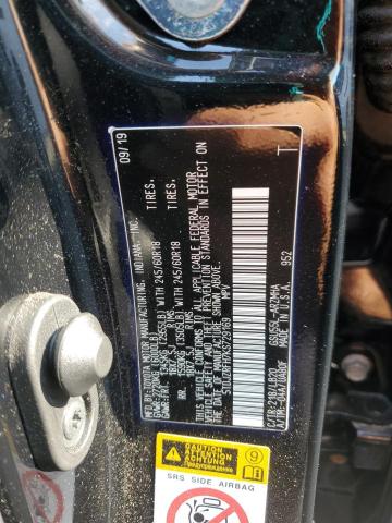 5TDJZRFH7KS729169 - 2019 TOYOTA HIGHLANDER SE შავი ფოტო 13