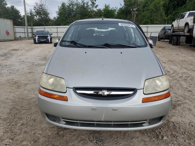 KL1TG62615B324932 - 2005 CHEVROLET AVEO LT SILVER photo 5