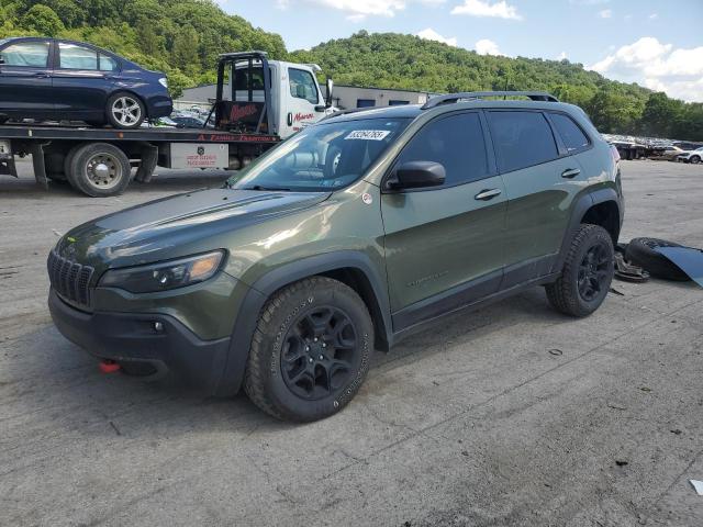 1C4PJMBX0MD185078 - 2021 JEEP CHEROKEE TRAILHAWK GREEN photo 1