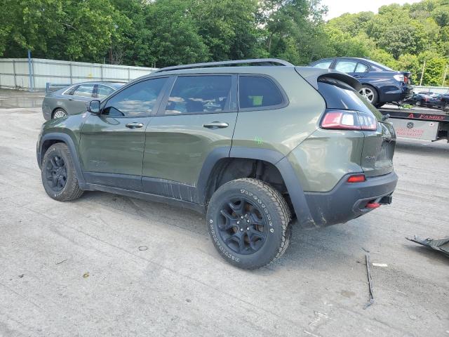 1C4PJMBX0MD185078 - 2021 JEEP CHEROKEE TRAILHAWK GREEN photo 2