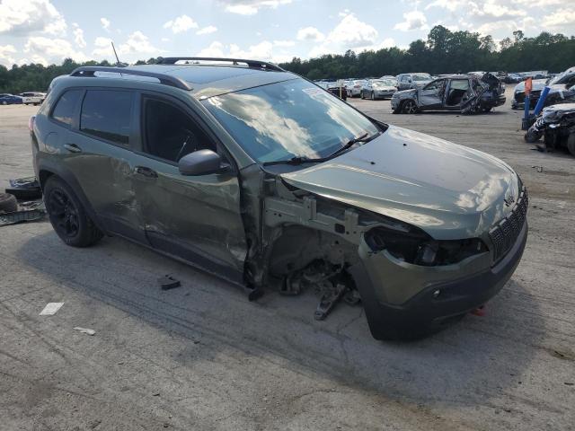 1C4PJMBX0MD185078 - 2021 JEEP CHEROKEE TRAILHAWK GREEN photo 4