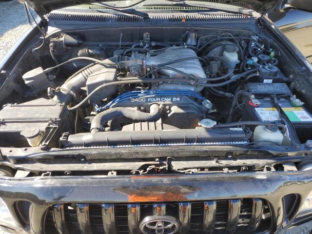 5TEGN92N81Z844432 - 2001 TOYOTA TACOMA DOUBLE CAB PRERUNNER BLACK photo 11