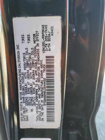 5TEGN92N81Z844432 - 2001 TOYOTA TACOMA DOUBLE CAB PRERUNNER BLACK photo 12