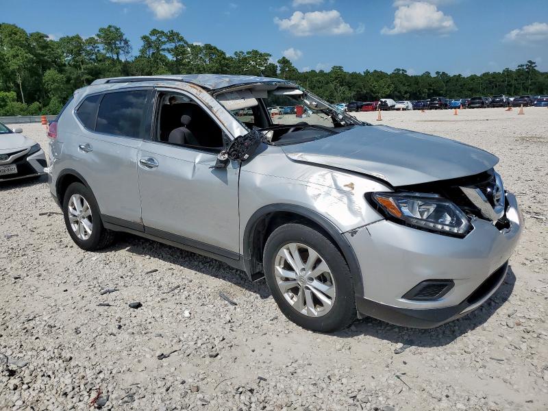 KNMAT2MT2FP507879 - 2015 NISSAN ROGUE S SILVER photo 4