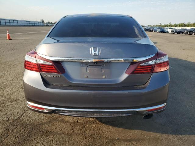 1HGCR2F34HA121430 - 2017 HONDA ACCORD LX GRAY photo 6