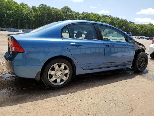 1HGFA16508L039277 - 2008 HONDA CIVIC LX BLUE photo 3